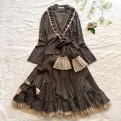 ピンクハウス♡ホワイトクローバーワンピース➕カーディガン - メルカリ