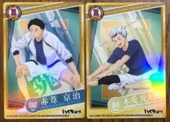 ハイキュー きゃらくたぶるカードグミ Vol.3 木兎光太郎 赤葦京治 レア