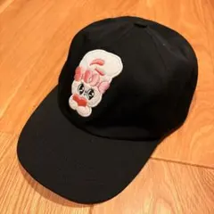 t*y様 キッズ キャップ ブラック キャラクター刺繍のサムネイル
