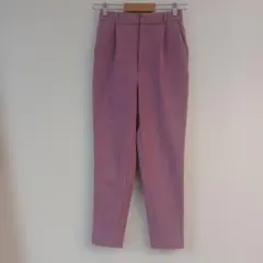 連休限定値下げ！美品【GU】薄紫 スリムフィット パンツ