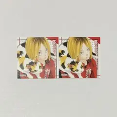 ハイキュー　ハイキュー展　 ステッカーセット　シール　原作　原画　孤爪 研磨