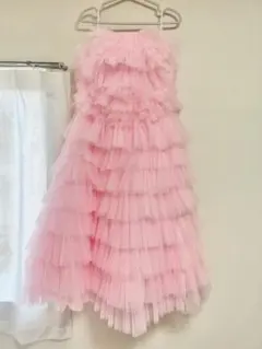トリートユアセルフ フリルチュールキャミワンピース - メルカリ