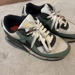 値下げ　Nike Air Max グリーン/ホワイト スニーカー