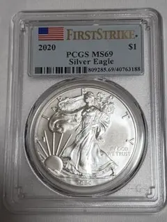 1986年 イーグル銀貨 PR69 PCGS 初年度発行 プルーフ 最高鑑定 - メルカリ