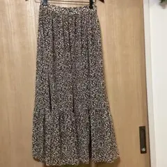 JAYRO レオパード柄 ロングスカート　ティアードスカート