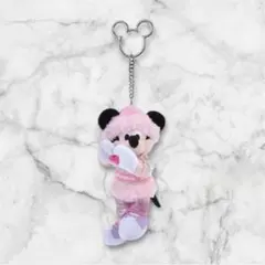 アイドルミッキー ミッキー ぬいぐるみキーホルダー・キーチェーン ピンク