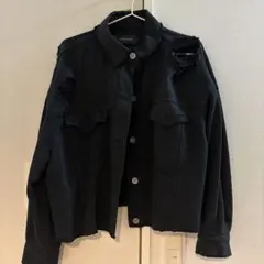 【週末値下げ】jeanasisダメージデニムジャケット