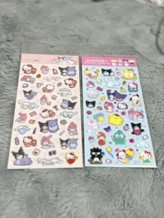 ラメ入り樹脂もりシール サンリオ