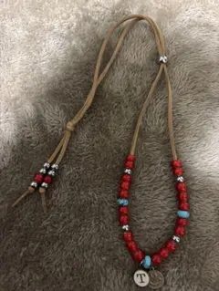 ビーズネックレス ターコイズ