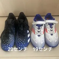 adidas サッカー トレーニングシューズ　キッズ　19センチ20センチのサムネイル