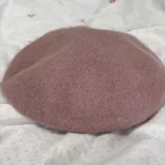 ベレー帽　ピンク　くすみピンク　帽子