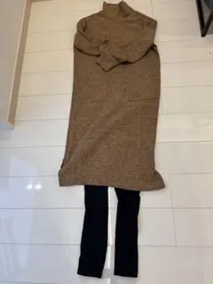 Sweet Momomiya タートルネックロングニット