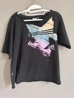 【最終処分価格】adidas 半袖Tシャツ グラフィック ブラック