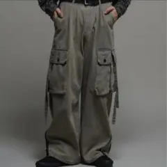 ジーンズ　 parachute pants デニムパラシュートパンツ メンズ