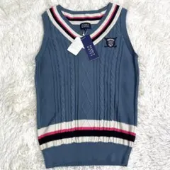 12LA01_PEARLY GATES ゴルフ ベスト ケーブルニット