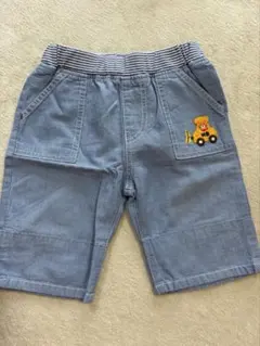 ホットビスケッツ☆刺繍の青いパンツ