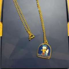 ディズニーランド　ドナルド　ネックレス　レトロ　レア