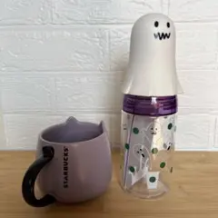 スタバ　ハロウィン　キャット　マグカップ　サニーボトル　クリアボトル　猫