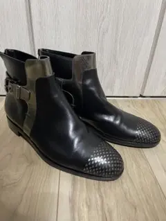 セルジオロッシ　Sergio Rossi バックジップ ショートブーツ 38 黒