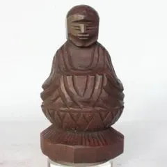 円空仏 阿弥陀如来坐 荒子観音　高さ・13.2cm