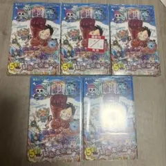 新品未開封 ONEPIECE 106巻　初版　帯付き　シュリンク付き　5冊セット