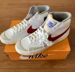 ナイキ ブレーザー ミッド DH7694-100 ホワイト×レッド