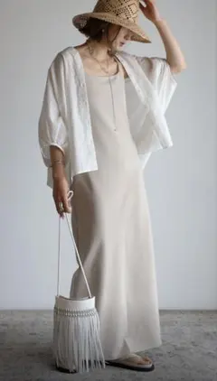 【Bonjour Sagan】ストレッチキャミワンピース