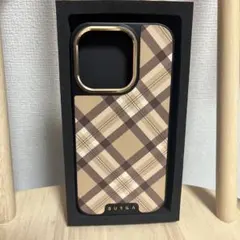 BURGA チェック柄 iPhone15proケースのサムネイル