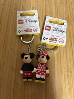 LEGO ミッキー・ミニー キーホルダー 2個セット