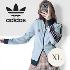 【日本未入荷】adidas originals フルジップ＊グレー＊XLのサムネイル
