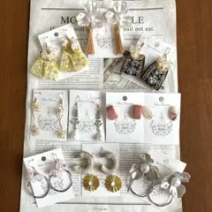 ハンドメイドピアスまとめ売りNO.11 10点1個120円