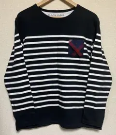 BLACK LABEL CRESTBRIDGE ボーダー長袖カットソー　Tシャツ