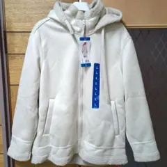 LIV OUTDOOR フリースジャケット Lサイズ クリーム色