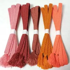 (2489)帯締め 5点 まとめ売り 帯紐 着物 和装 小物