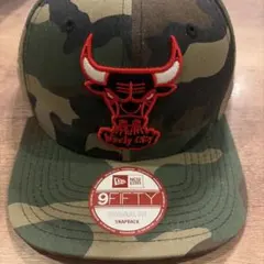 ニューエラ 9TWENTY シカゴブルズ NBA キャップ 迷彩