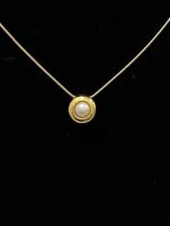 40.938【ネックレス】淡水パール　ヴィンテージ　アンティーク