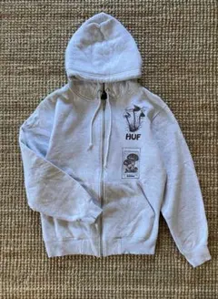 HUF ビザールボタニカルズ パーカー グレー