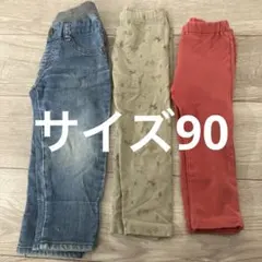 ユニクロ レギンス 男の子 ジーンズ ゴム サイズ90