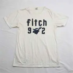 Abercrombie & Fitch ムースロゴTシャツ ホワイト系