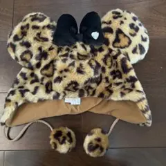 ディズニー リゾート ミニーマウス ヒョウ柄 ファンキャップ