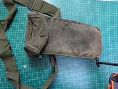 WWII 1945年製 米軍実物 M1910 水筒ピストルベルト ポーチ セット WWII 1945年製 米軍実物 M1910 水筒ピストルベルト ポーチ セット