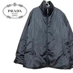希少★PRADA プラダ パデットジャケット パファージャケット ダブルジップ