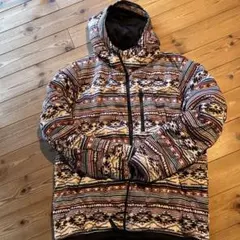 FieldCore 幾何学模様ダウンジャケット　ワークマン 3L used