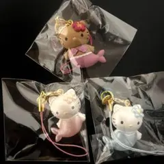 ♡サンリオ＊トレーディングマスコットストラップ③キティマーメイドセット♡