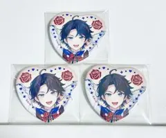 にじさんじ Rose Valentine 三枝明那 ハート型缶バッジ