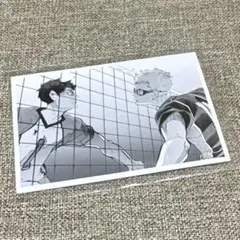 ハイキュー 10th クロニクル 思い出スナップフォトカード 牛若 vs 月島