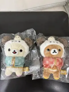 チャイナ服 リラックマ コリラックマ ぶらさげぬいぐるみ 横浜店限定