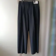 ☆新品☆ ユニクロ タックワイドパンツ Lサイズ ブラック