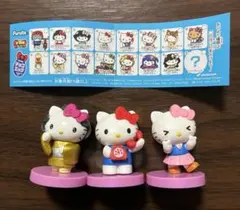 ハローキティ　コラボレーション　チョコエッグ　3点