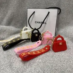シャネル　マトラッセ　キーホルダー
